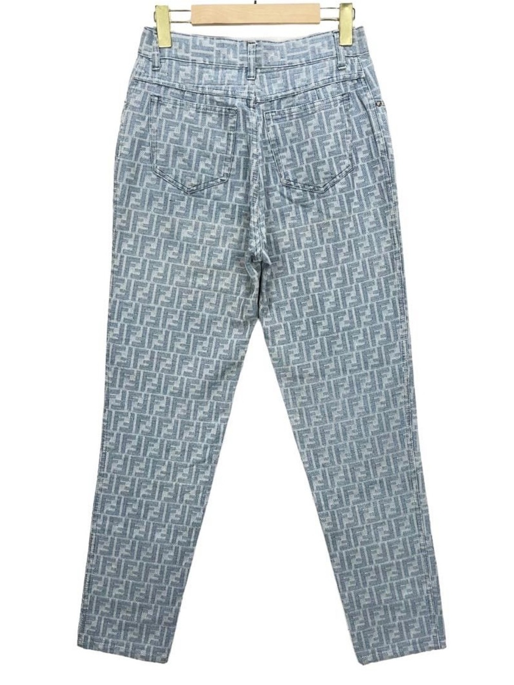 Fendi Vintage 90s MONOGRAM ZUCCA Lightweight
Denim Jeans Size W28 - Picture 6 of 13